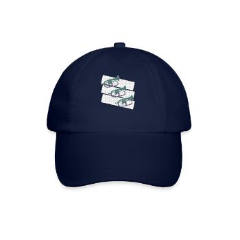Beau graphique bugle - Casquette classique - bleu/bleu - Devant