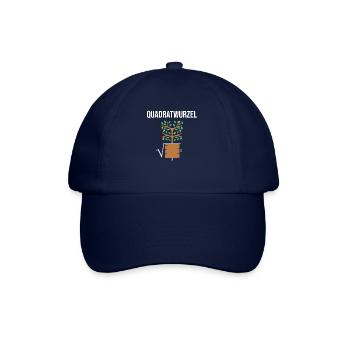 Quadratwurzel Wurzel Wortspiel Mathe Nerd - Baseballkappe - Blau/Blau - Vorne