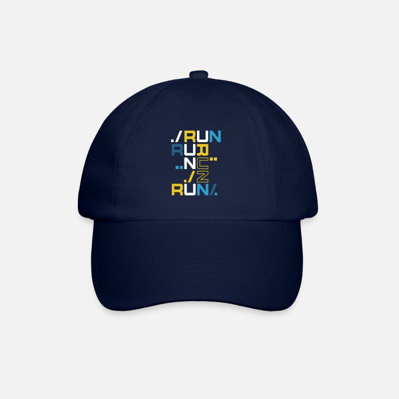 Chemise Run Run Run - Casquette classique - bleu/bleu