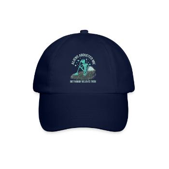 Außerirdischer Raumschiff Alien Ufo Untertasse - Baseballkappe - Blau/Blau - Vorne