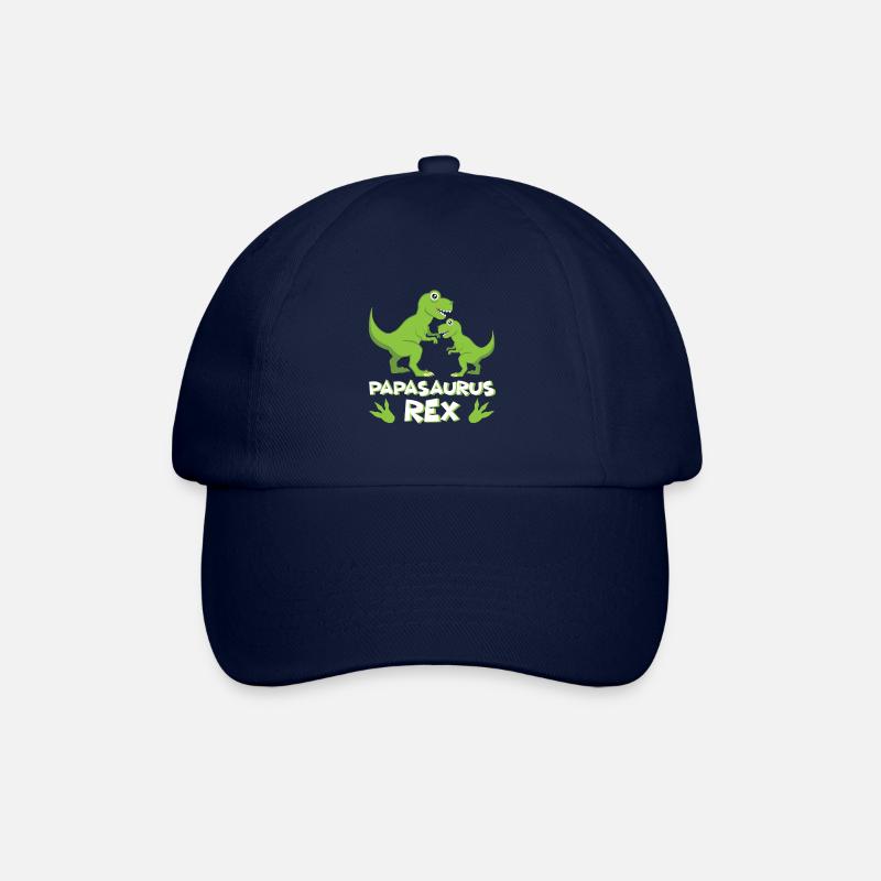 Papasaurus T-Rex - Baseballkappe - Blau/Blau