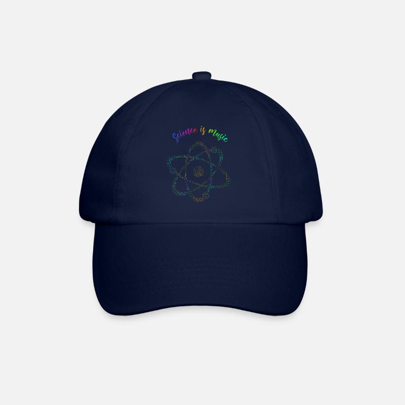 science is music - Baseball Cap - blue/blue