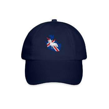 Islandpferd - Baseballkappe - Blau/Blau - Vorne