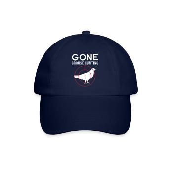 Hunter Gift Gone Grouse Hunting graphic - Baseball Cap - blue/blue - Front