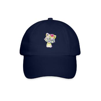 racoon - Baseball Cap - blue/blue - Front