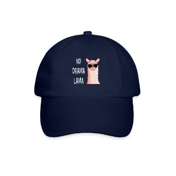 No Drama Lama Funny Gift - Baseball Cap - blue/blue - Front