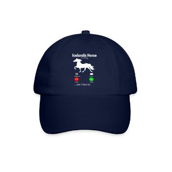 Icelandic horse - Baseball Cap - blue/blue - Front