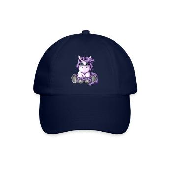 Sucre mignonne créature mythique duveteuse licorne violette - Casquette classique - bleu/bleu - Devant