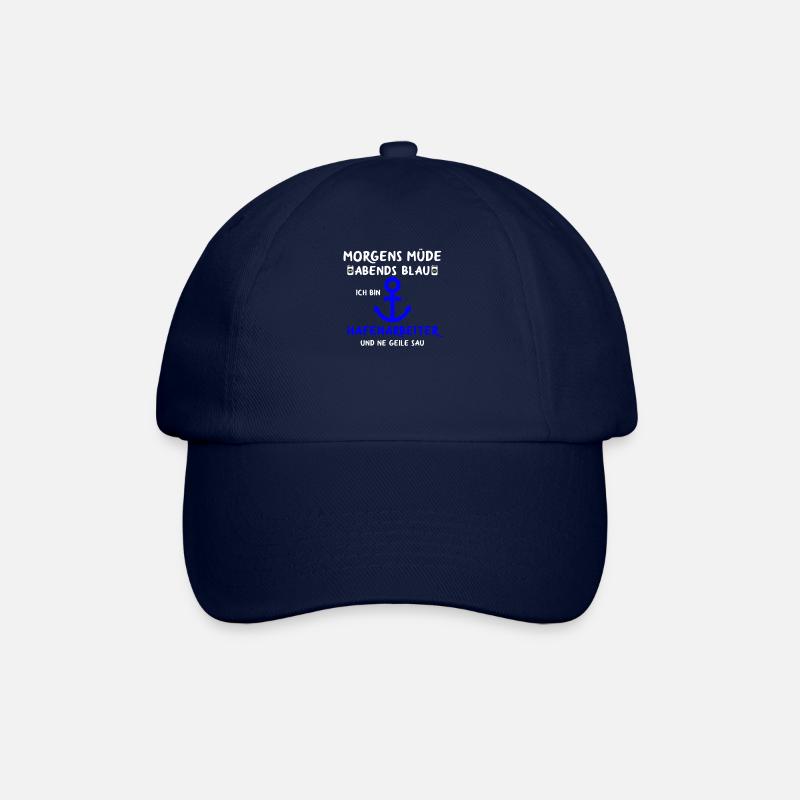 Hafenarbeiter Dockarbeiter Docker Hafen - Baseballkappe - Blau/Blau