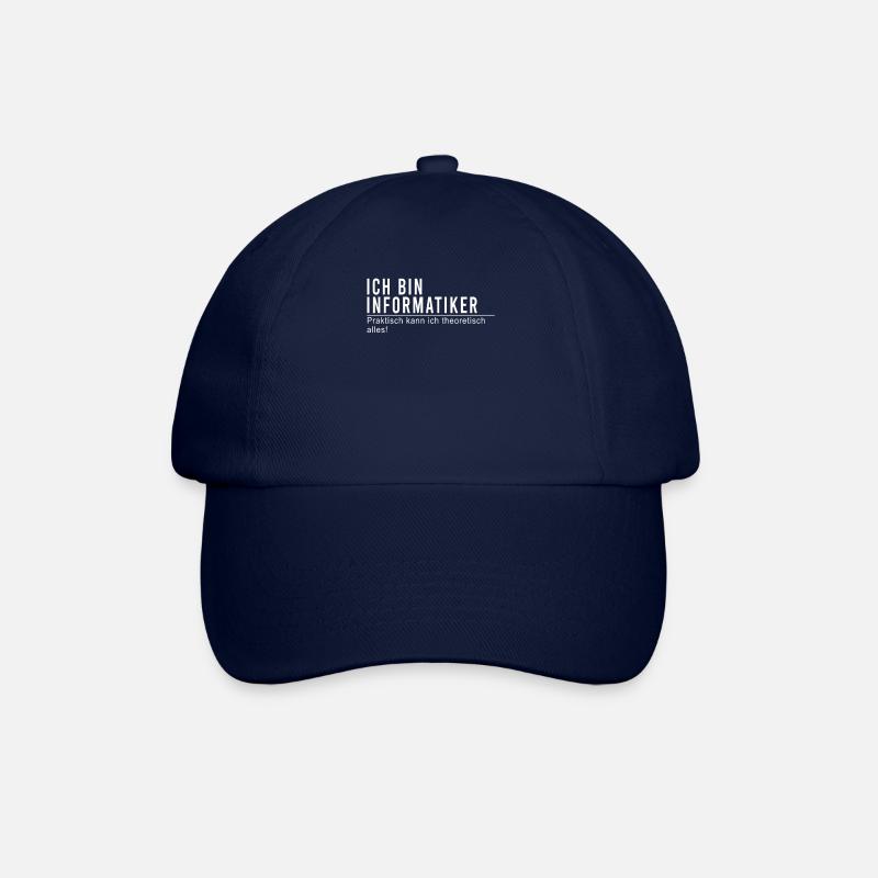 Informatiker IT Fachmann Geschenkidee - Baseballkappe - Blau/Blau