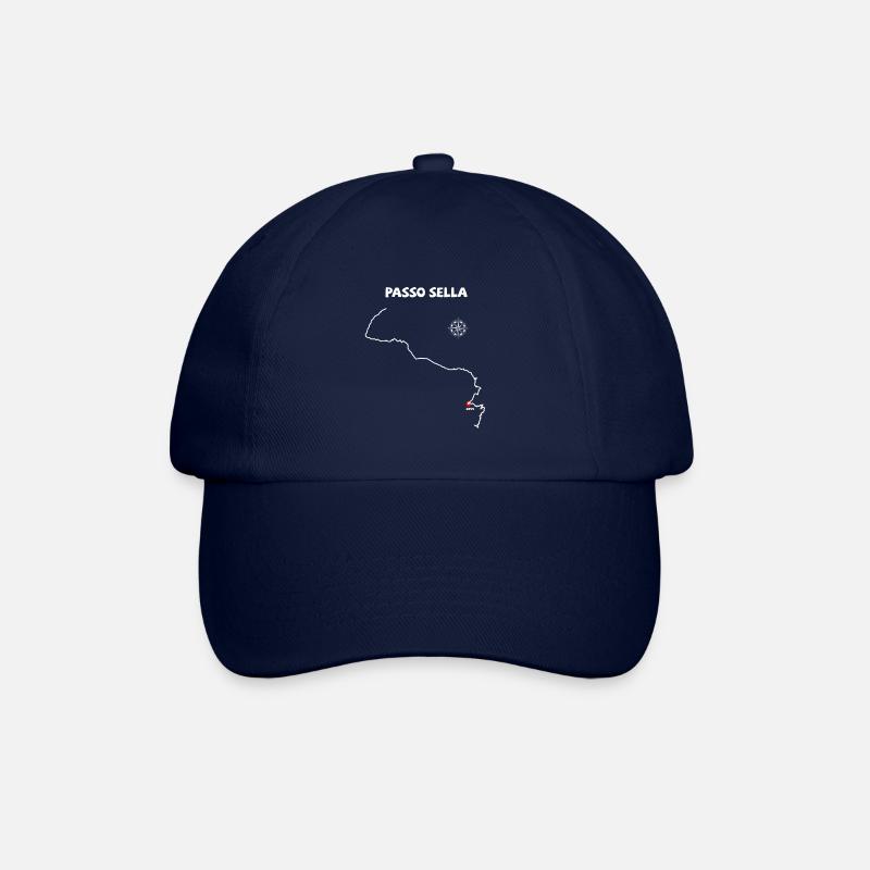 Passo Sella Serpentine - Baseballkappe - Blau/Blau