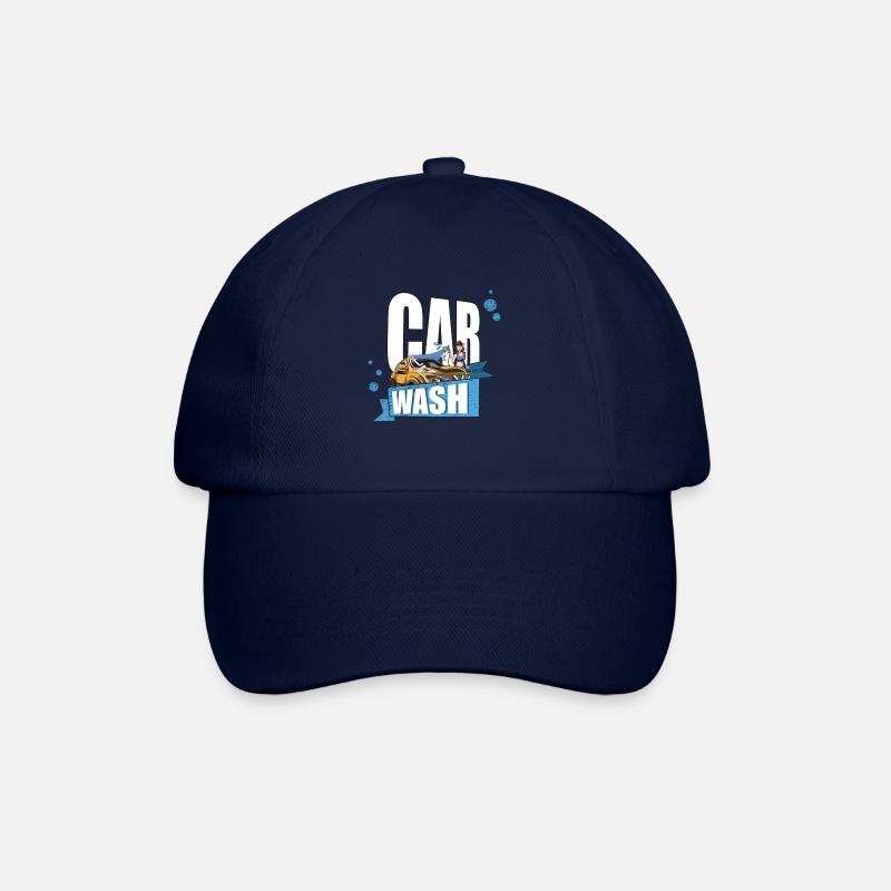 Lass dein Auto glänzen - Baseballkappe - Blau/Blau