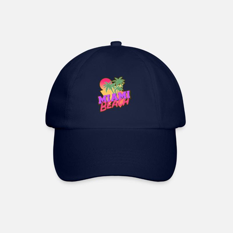 Miami - Baseballkappe - Blau/Blau