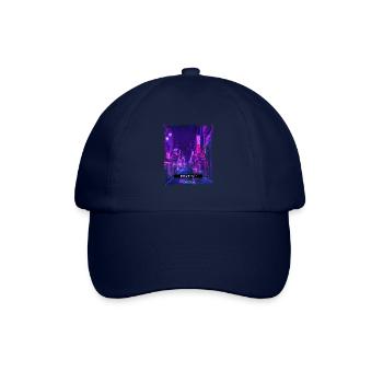 Retrowave Tokyo Glitch Vintage Kanji Années 80 90 - Casquette classique - bleu/bleu - Devant
