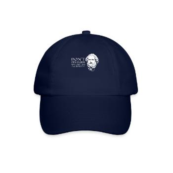 Mes cercles célèbre citation mathématicien grec - Casquette classique - bleu/bleu - Devant