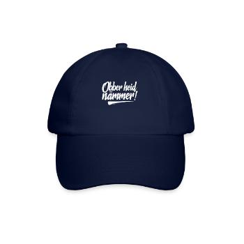 Obber heid nämmer fränkisch Franken - Baseballkappe - Blau/Blau - Vorne