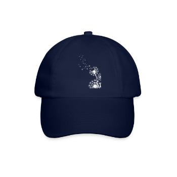 Dandelion flower nature gift idea - Baseball Cap - blue/blue - Front