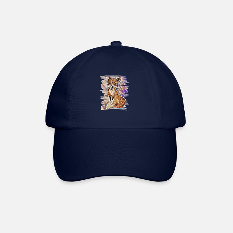 Fuchs - Baseballkappe - Blau/Blau