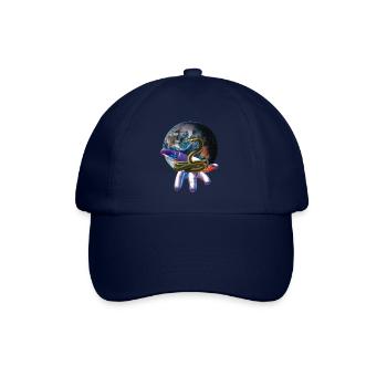 Schlangen - Baseballkappe - Blau/Blau - Vorne