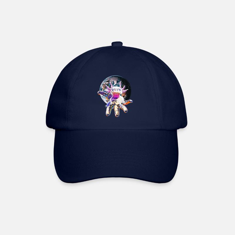 Axolotl - Baseballkappe - Blau/Blau