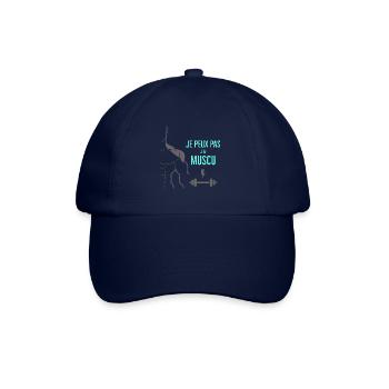 Musculation - Casquette classique - bleu/bleu - Devant
