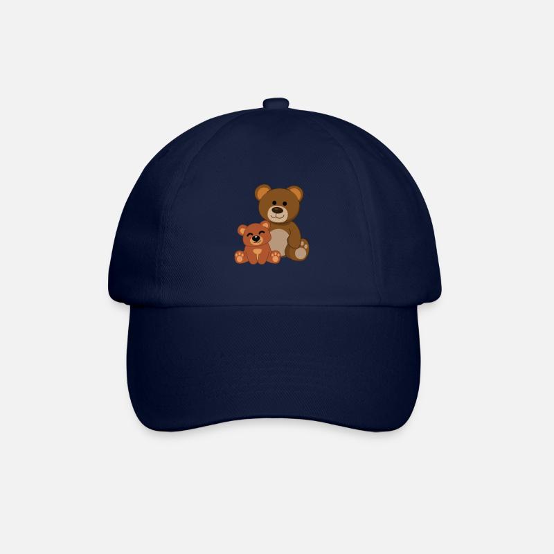 Teddy Teddybär Bär Teddys Bärchen Teddybären Comic - Baseballkappe - Blau/Blau