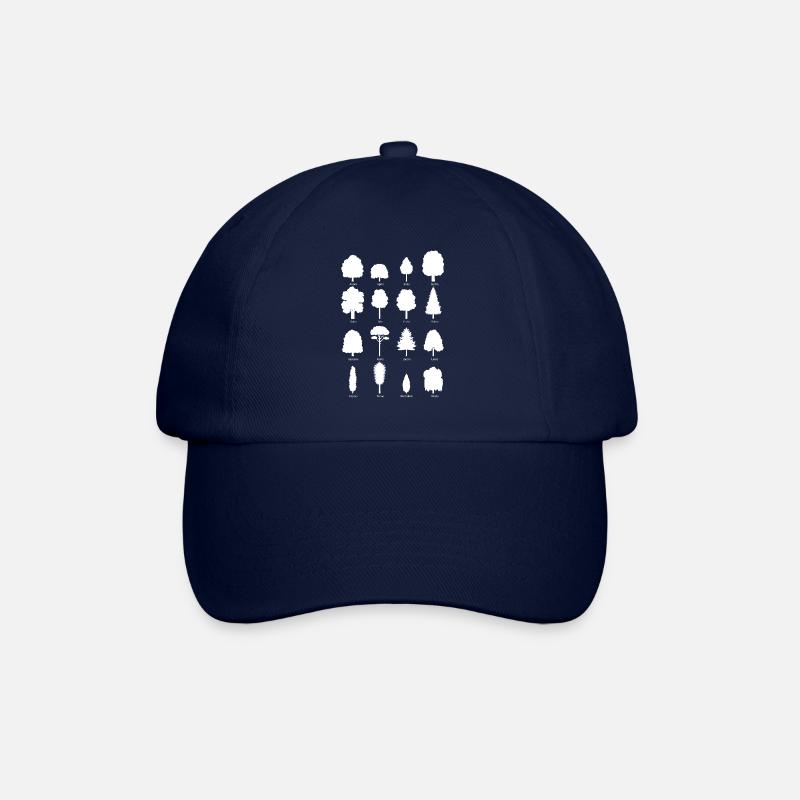 Bäume Umwelt Wald Natur Geschenk - Baseballkappe - Blau/Blau