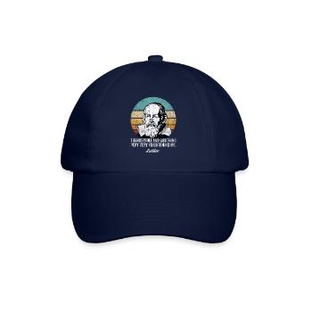 Thunderbolt lightning Galileo Philosopher Physics - Baseball Cap - blue/blue - Front