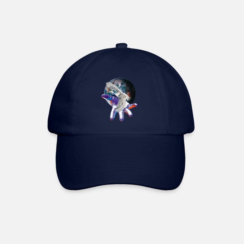 Eule - Baseballkappe - Blau/Blau