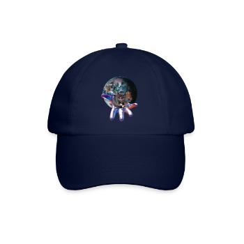 Ratten - Baseballkappe - Blau/Blau - Vorne