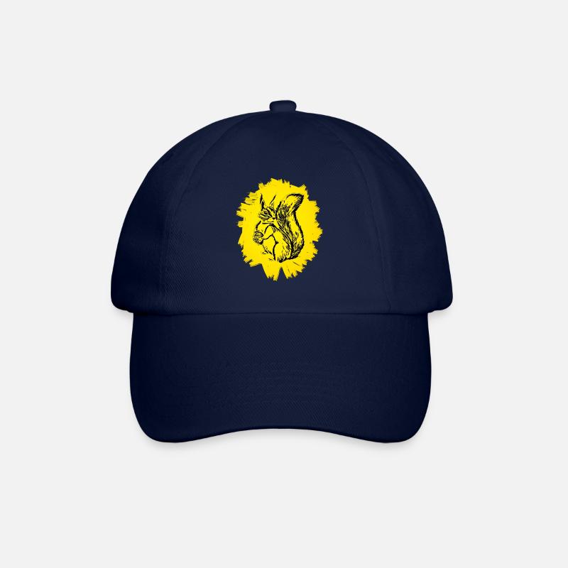 Eichhörnchen - Baseballkappe - Blau/Blau