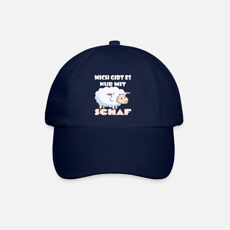 Schaf & Schafe Schäfer geschenke - Baseballkappe - Blau/Blau