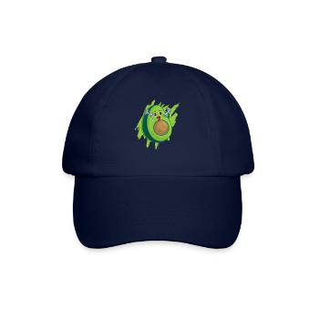 Avocado Tshirt Vegan Avokado Diät Schwanger Keto - Baseballkappe - Blau/Blau - Vorne