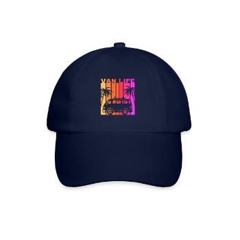 Van life - camper van lifestyle - Baseball Cap - blue/blue - Front