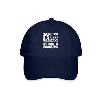 Engineer - People think it's magic - Ingeni - Baseball Cap - blue/blue - Front