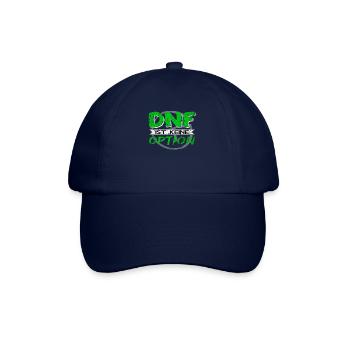 Lustiger Spruch DNF ist keine Option Geocaching - Baseballkappe - Blau/Blau - Vorne
