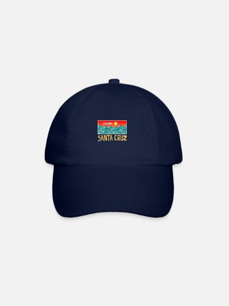 Santa Cruz California - Baseballkappe - Blau/Blau