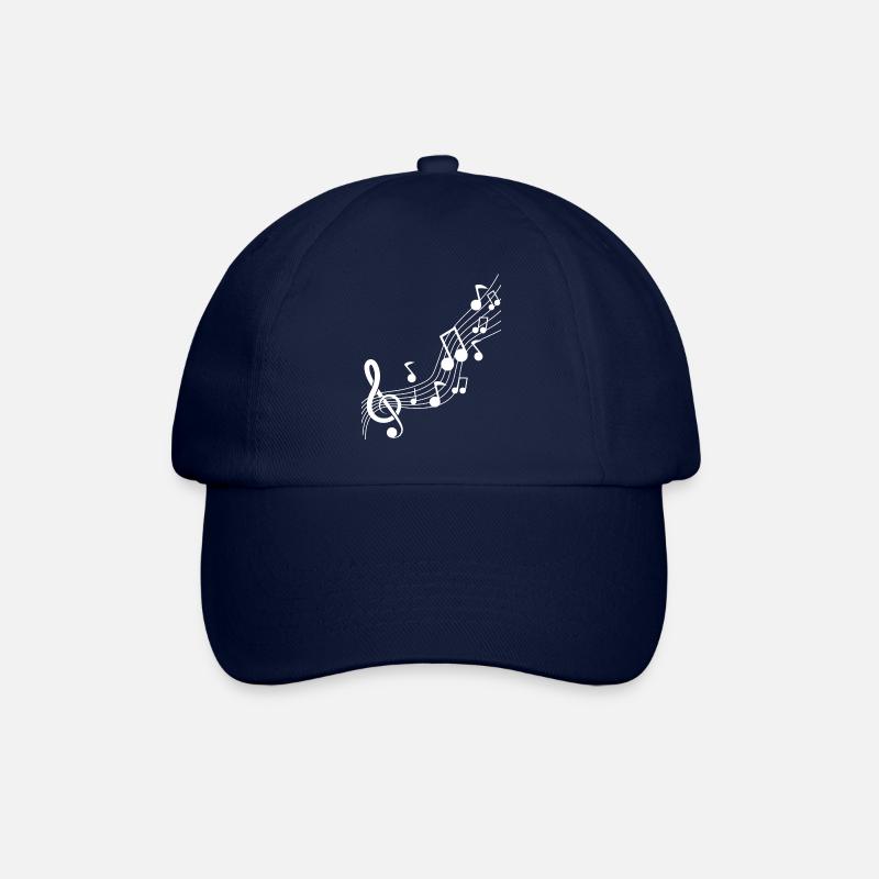 Musik - Baseballkappe - Blau/Blau