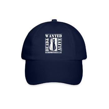 Schrödinger chat geek geek physicien science - Casquette classique - bleu/bleu - Devant