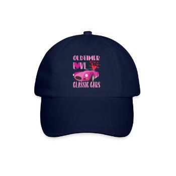 Oldtimer Love -classic cars - Baseballkappe - Blau/Blau - Vorne