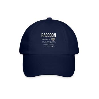 Raccoon Racoon animal gift ferret marten - Baseball Cap - blue/blue - Front