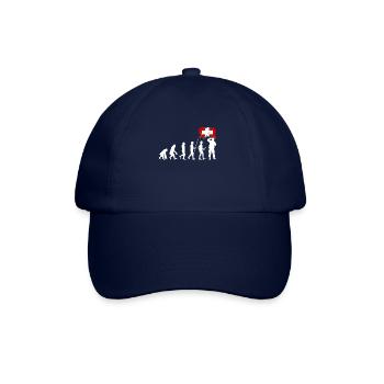 Switzerland Swiss Swiss Gift Alps Mountains Flag - Baseball Cap - blue/blue - Front