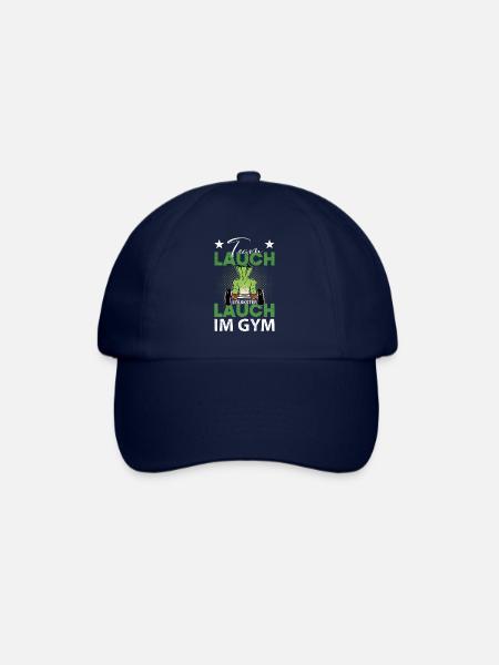Team Lauch / Stärkster Lauch im Gym. Fitness Motiv - Baseballkappe - Blau/Blau