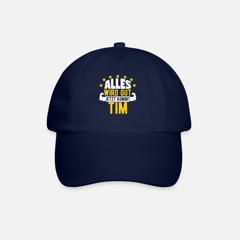 Tim - Alles wird gut jetzt kommt Tim - Baseballkappe - Blau/Blau