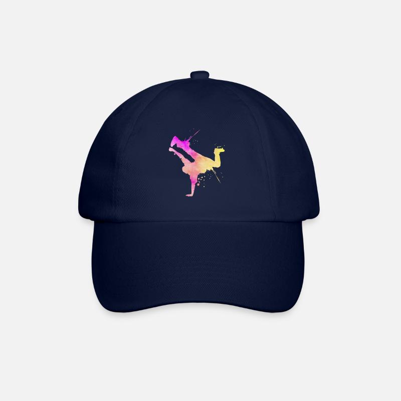 Breakdance Street Art Breakdancer Hip Hop - Baseballkappe - Blau/Blau