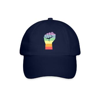 LGBT Pride Gay Geschenk Schwulen Regenbogen - Baseballkappe - Blau/Blau - Vorne