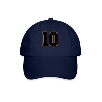 10 - Baseballkappe - Blau/Blau - Vorne