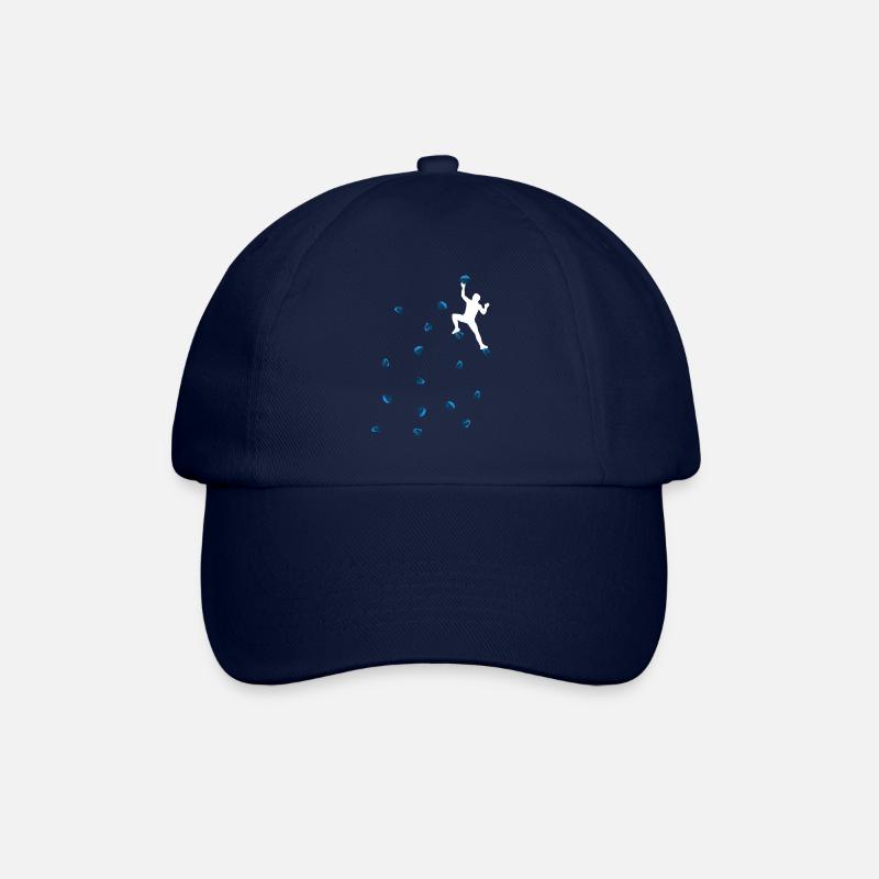 Bouldern Klettern Blaue Boulder Griffe Mann Herren - Baseballkappe - Blau/Blau