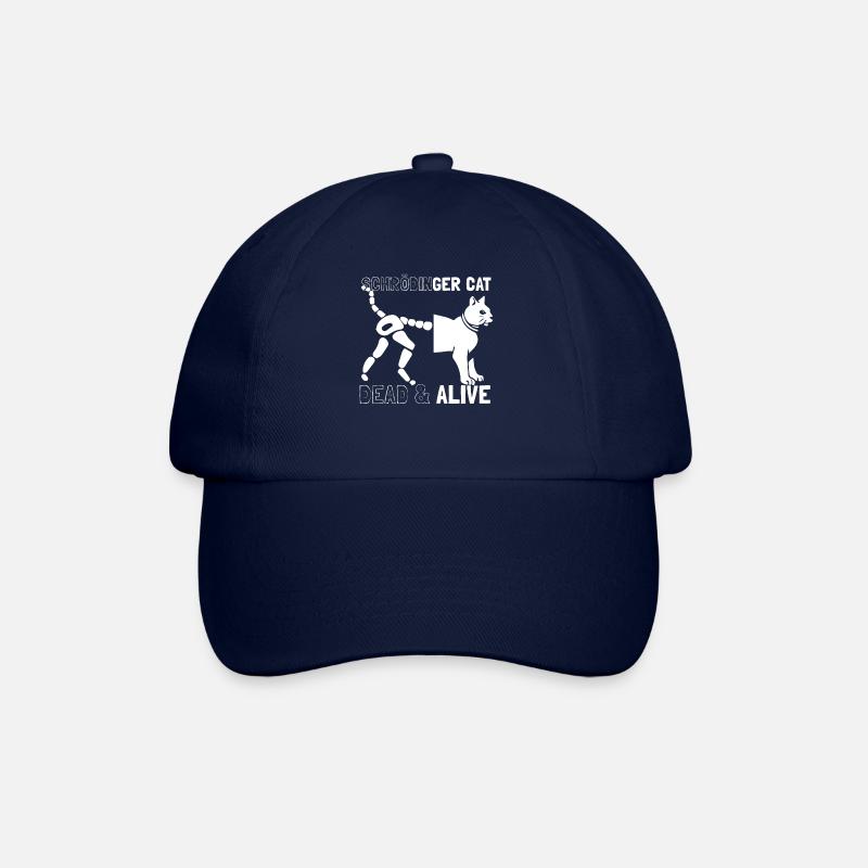 Schrödingers Katze tot oder lebendig - Baseballkappe - Blau/Blau