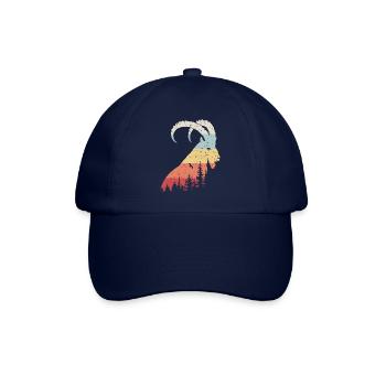 Steinbock - Baseballkappe - Blau/Blau - Vorne